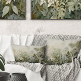 Vintage Jungle Landscape I - Jungle Throw Pillow
