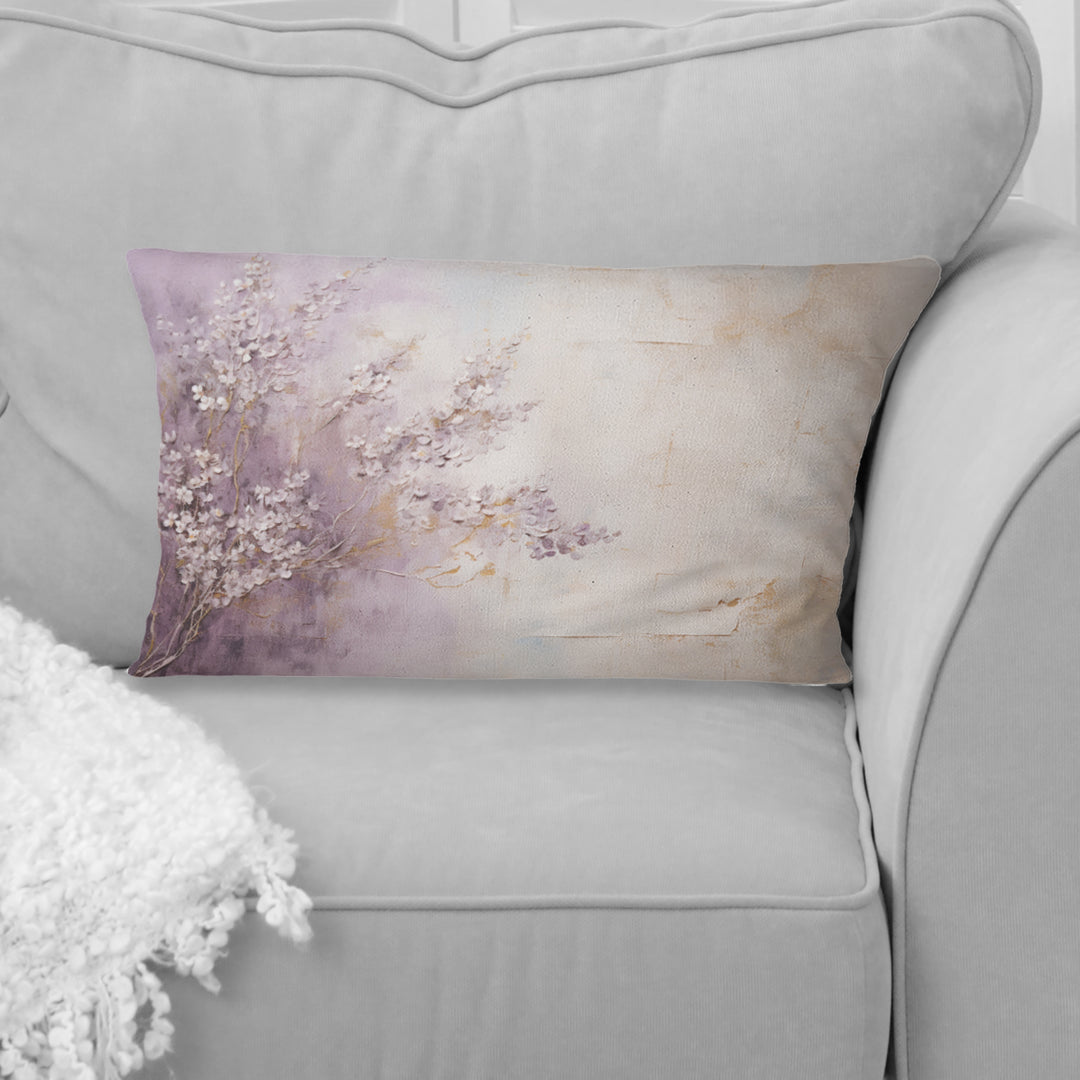 Blooming Lilac Melody II - Lilacs Throw Pillow