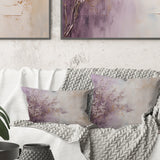 Blooming Lilac Melody II - Lilacs Throw Pillow
