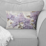 Beautiful Lilac Dreamscape I - Lilacs Throw Pillow
