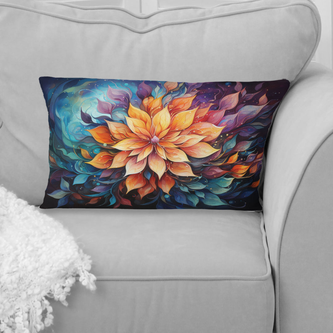 Meditation Mindfulness Mandala I - Meditation Throw Pillow
