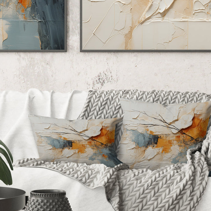 Minimalism Modern Scandinavian Serenity Art - Modern Scandinavian Throw Pillow