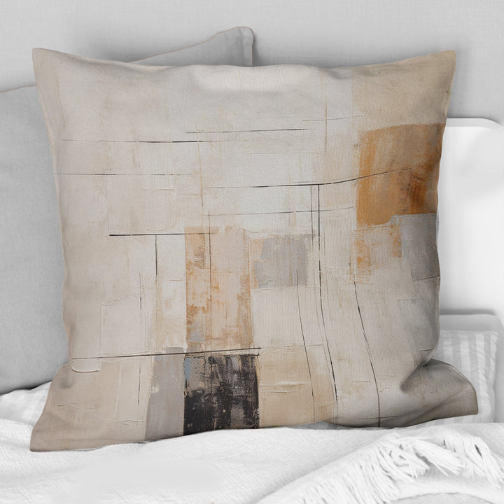 Minimalism Modern Scandinavian Zen Art - Modern Scandinavian Throw Pillow