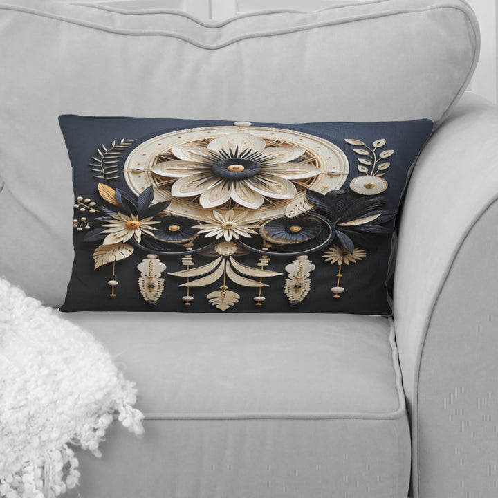 Native American Dream Catcher I - Native American Art Throw Pillow
