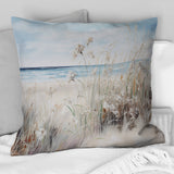 Plant Beauty On The Beach - Plants Throw Pillow