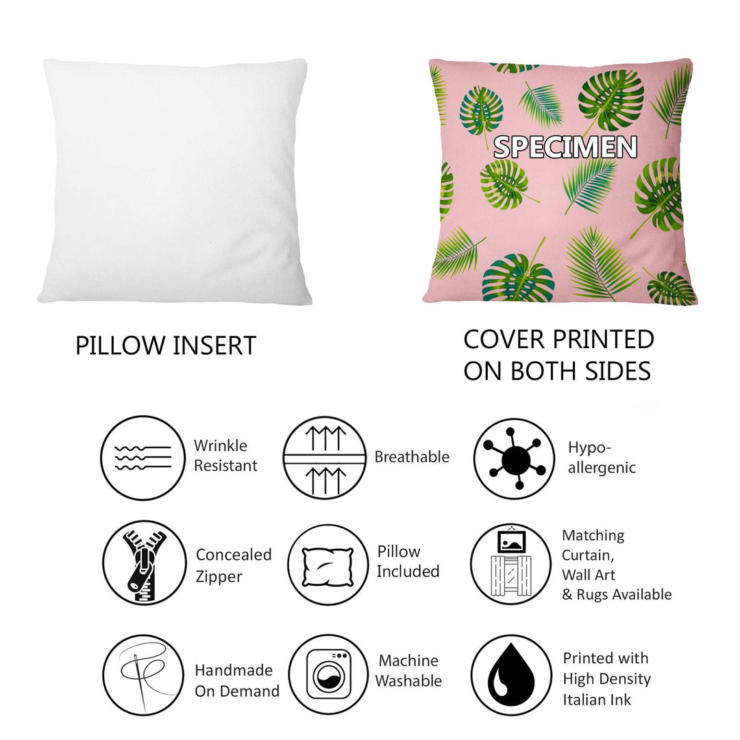 Beige Minimalism Elegance In Bloom - Flowers Throw Pillow