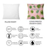 Beige Minimalism Elegance In Bloom - Flowers Throw Pillow