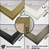 Vintage Rooster in the flower garden - Chicken Wall Decor