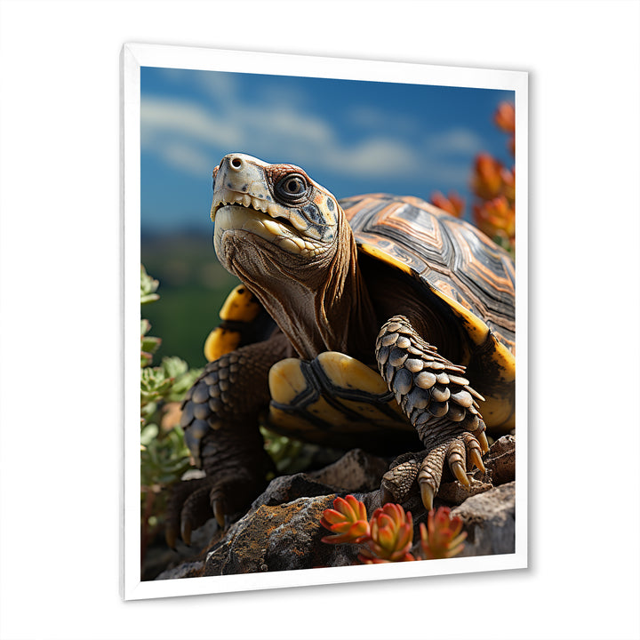 Turtles Journey Portrait - Turtle Wall Art Prints