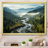 USA Great Smoky Mountains Landscape III - Landscapes Canvas Wall Art