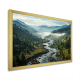 USA Great Smoky Mountains Landscape III - Landscapes Canvas Wall Art