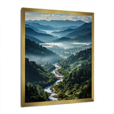 USA Great Smoky Mountains & Rivers - Landscapes Canvas Wall Art