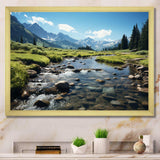 USA Rocky Mountain National Park River I - Landscapes Canvas Wall Art