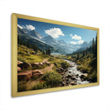 USA Rocky Mountain National Park River II - Landscapes Canvas Wall Art