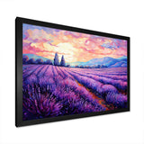 Vangogh Lavender Fields II - Landscapes Canvas Wall Art