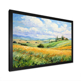 Vangogh Rolling Hills I - Landscapes Canvas Wall Art