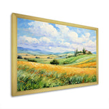 Vangogh Rolling Hills I - Landscapes Canvas Wall Art