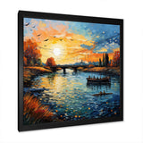 Vangogh The Bridge At Arles II - Landscapes Canvas Wall Art