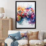 Colorful Video Game Gameplay Bliss - Fashion Canvas Wall Art