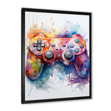 Colorful Video Game Gameplay Bliss - Fashion Canvas Wall Art