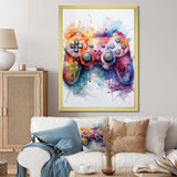 Colorful Video Game Gameplay Bliss - Fashion Canvas Wall Art