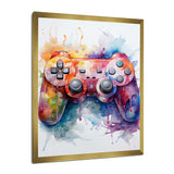 Colorful Video Game Gameplay Bliss - Fashion Canvas Wall Art