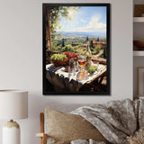 Vineyard Rendezvous In Rioja I - Landscapes Canvas Wall Art