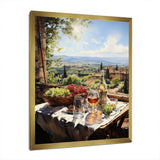 Vineyard Rendezvous In Rioja I - Landscapes Canvas Wall Art