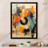 Vinyl Record Retro Vinyl II - Fashion Canvas Wall Art