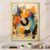 Vinyl Record Retro Vinyl II - Fashion Canvas Wall Art