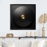 Black and Gold Vinyl Serenade II - Fashion Canvas Wall Art