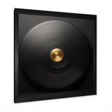 Black and Gold Vinyl Serenade II - Fashion Canvas Wall Art