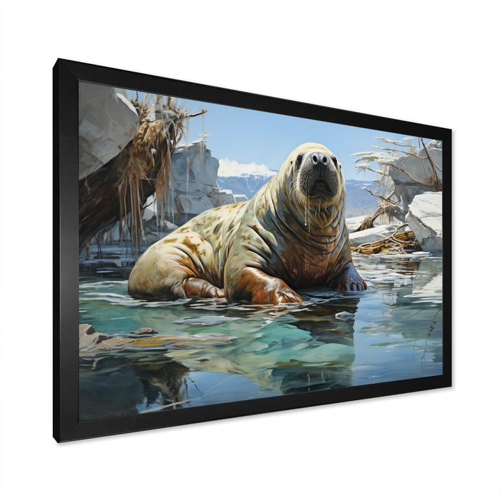 Walrus Arctic Serenade - Walrus Home Decor Art