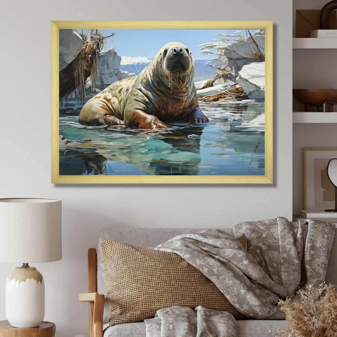 Walrus Arctic Serenade - Walrus Home Decor Art