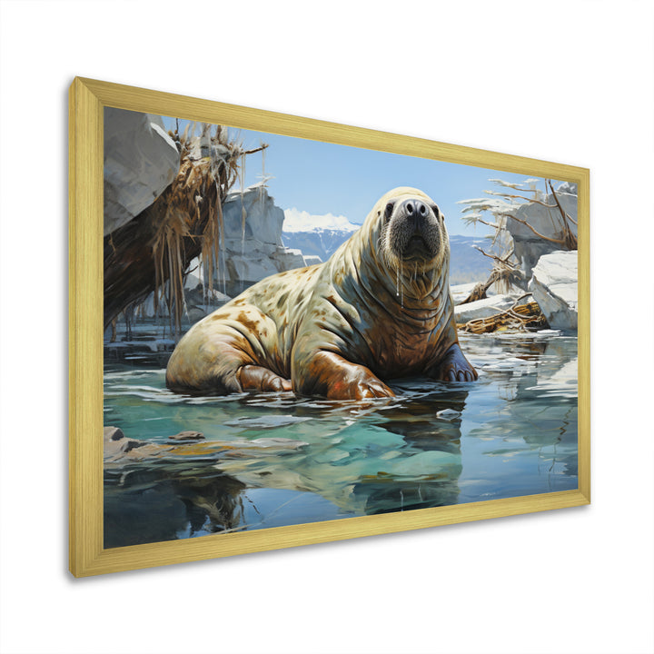 Walrus Arctic Serenade - Walrus Home Decor Art