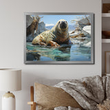 Walrus Arctic Serenade - Walrus Home Decor Art