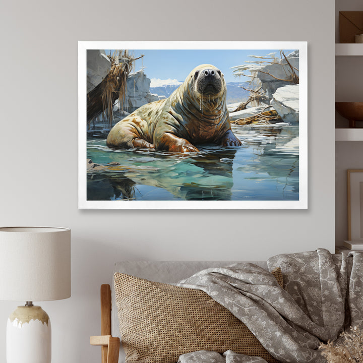 Walrus Arctic Serenade - Walrus Home Decor Art