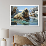 Walrus Arctic Serenade - Walrus Home Decor Art