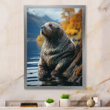 Walrus Coastal Reflections - Walrus Wall Decor