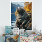 Walrus Coastal Reflections - Walrus Wall Decor