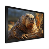 Walrus Golden Tusks - Walrus Wall Decor