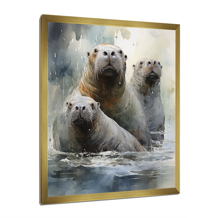 Walrus Graceful Giants - Walrus Wall Art Prints