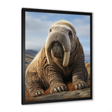 Walrus Majestic Ivory - Brown Walrus Wall Art