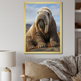 Walrus Majestic Ivory - Brown Walrus Wall Art