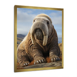 Walrus Majestic Ivory - Brown Walrus Wall Art