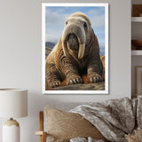 Walrus Majestic Ivory - Brown Walrus Wall Art