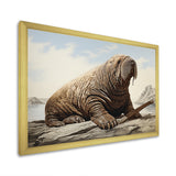 Walrus Regal - Walrus Framed Canvas Art