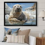 Walrus Wonder - Walrus Living Room Wall Art