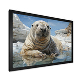 Walrus Wonder - Walrus Living Room Wall Art
