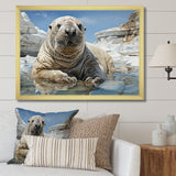 Walrus Wonder - Walrus Living Room Wall Art